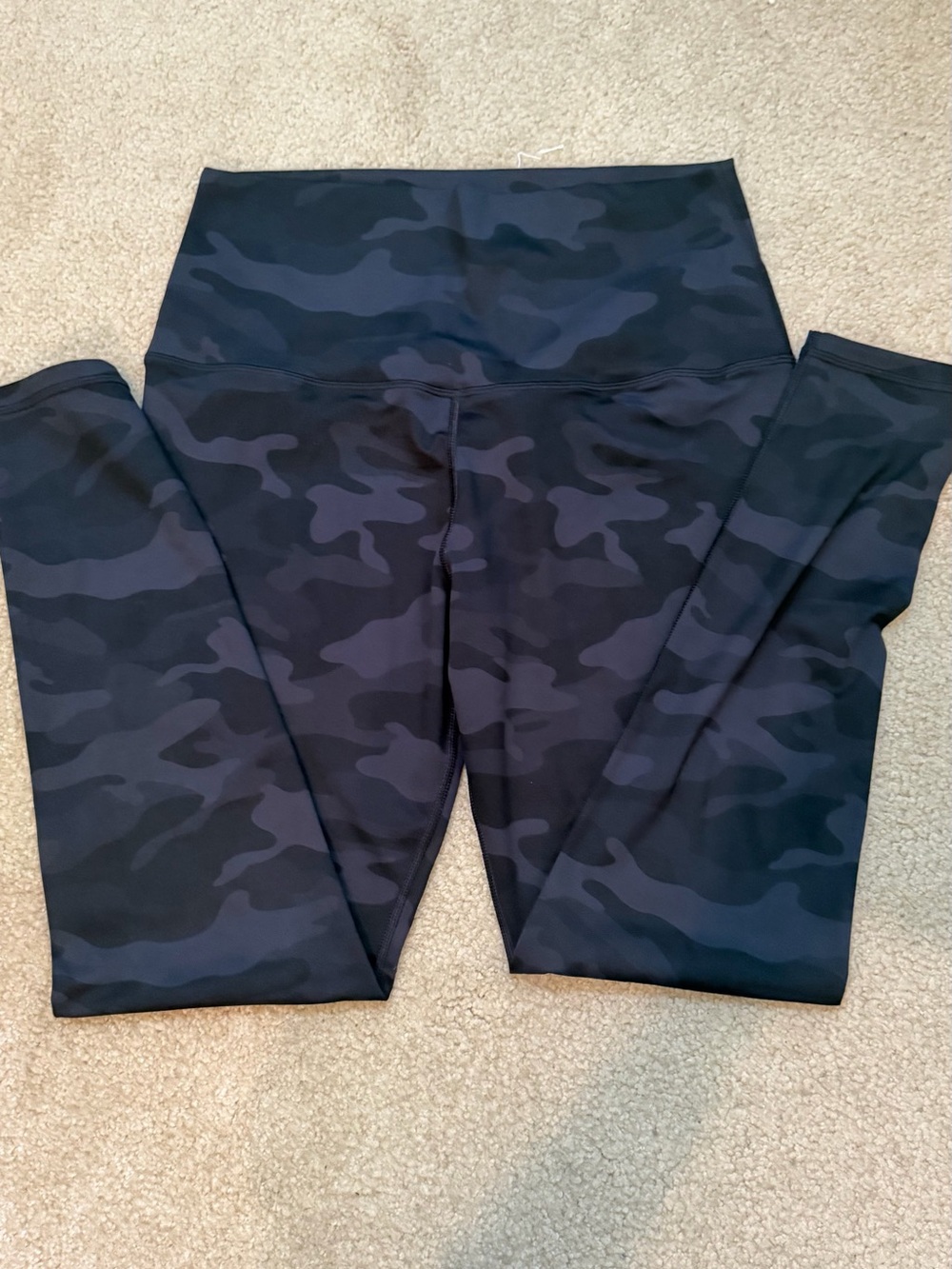 lululemon athletica Dark Gray & Black Camo High-Rise Leggings